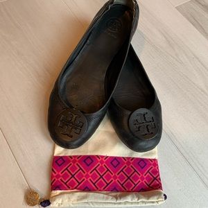 TORY BURCH Minnie Leather Travel Flats